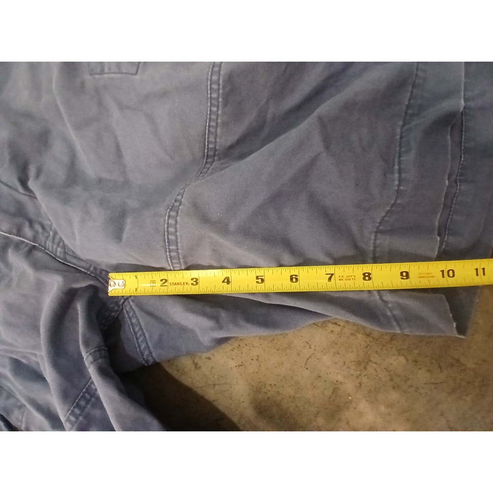 Vintage Polo Ralph Lauren BLUE Cargo Shorts Mens 36'fits 38w Khaki Chino Preppy - Picture 5 of 11